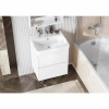 Тумба с раковиной Aquaton Сканди 55 1A2517K0SD010 белый глянец