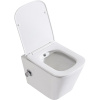 Комплект Унитаз подвесной BelBagno Due BB3103CHR-BS/SC с микролифтом, со смесителем и функцией биде + Инсталляция TECE Base 9400413 4 в 1 с кнопкой смыва