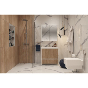 Купить Зеркало-шкаф Velvex Klaufs 80 белое в Москве с доставкой Зеркало-шкаф Velvex Klaufs 80 белое