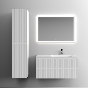 Тумба с раковиной Sancos Snob T 100 см, R, bianco