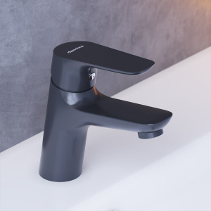 Купить Смеситель для раковины Damixa Jupiter 770210301 черный в Москве с доставкой Смеситель для раковины Damixa Jupiter 770210301 черный