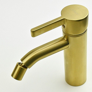 Смеситель для биде Paini Brera 74PJ304 брашированное золото