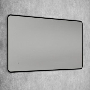 Купить Зеркало Art&Max Siena S 60х100 черное, с LED-подсветкой, 6000К в Москве с доставкой Зеркало Art&Max Siena S 60х100 черное, с LED-подсветкой, 6000К