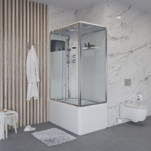 Душевая кабина Niagara Ultra NG-307-01L 120х80, с высоким поддоном