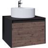 Тумба с раковиной Grossman Смарт 60 веллигтон, графит
