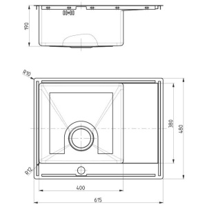 Купить Мойка кухонная Alveus Quarto 20 1124383 в Москве с доставкой Мойка кухонная Alveus Quarto 20 1124383