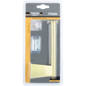 Купить Держатель туалетной бумаги Fixsen Trend Gold FX-99010В матовое золото, без крышки в Москве с доставкой Держатель туалетной бумаги Fixsen Trend Gold FX-99010В матовое золото, без крышки