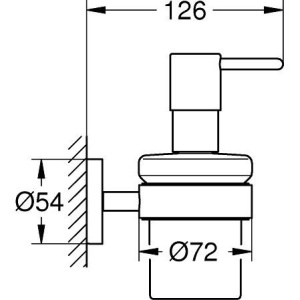 Дозатор Grohe Essentials 40448001