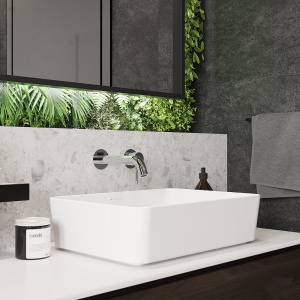 Раковина Aqueduto Espiral ESP0420 50 см, белая матовая