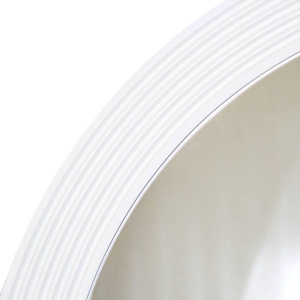 Зеркало круглое La Fenice Terra 80 белое матовое