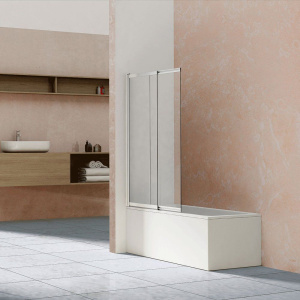 Купить Шторка на ванну Vincea VSB-1E100CL 100 см, профиль хром, стекло прозрачное в Москве с доставкой Шторка на ванну Vincea VSB-1E100CL 100 см, профиль хром, стекло прозрачное