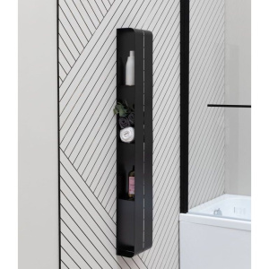 Полка Aquanet Магнум 302228 черная матовая