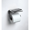 Держатель туалетной бумаги Keuco Plan 14973370000 с полкой для телефона, черный