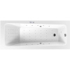 Акриловая ванна Excellent Ava Ava WAEX.AVA16.NANO 160x70 см, с гидромассажем, со сливом-переливом 160x70