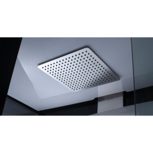 Душевая кабина Orans SR-89102LS черная, с хамамом и сиденьем