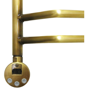 Купить Полотенцесушитель электрический Domoterm Лаура П5 50x50, античная бронза, L в Москве с доставкой Полотенцесушитель электрический Domoterm Лаура П5 50x50, античная бронза, L