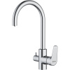 Смеситель для кухни Damixa Merkur 400730000 с каналом для питьевой воды, хром