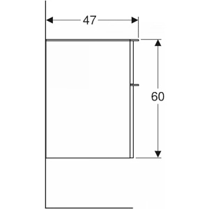 Шкаф Geberit Smyle 45 500.357.JR.1 пекан
