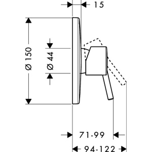 Смеситель для душа Hansgrohe Talis S 32675000