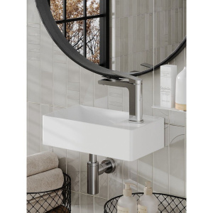 Рукомойник Orange B05-375LW левый, белый глянец