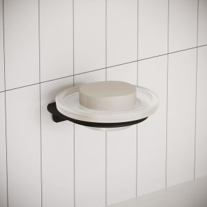 Мыльница IDDIS Noa NOABLG0i42 черная матовая