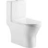 Унитаз-моноблок BelBagno Lounge BB8618CPR-MN/SC безободковый, с микролифтом