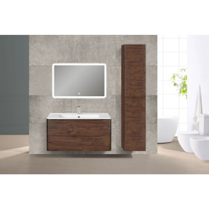 Тумба с раковиной Vincea Paola 100 темный дуб