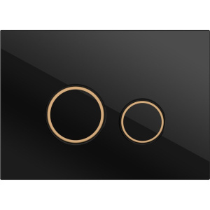 Система инсталляции для унитазов Cersanit Vector с кнопкой Cersanit Twins черной матовой