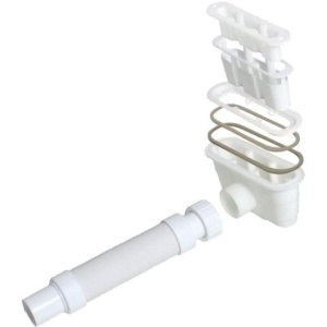 Поддон для душа Cezares TRAY-AS-A-100-30-NERO 100x100, с сифоном, черный матовый