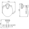 Купить Держатель туалетной бумаги Sapho Astor 1325-17 в Москве с доставкой Держатель туалетной бумаги Sapho Astor 1325-17