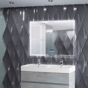 Зеркало Cezares 120х90, с LED-подсветкой, с антизапотевателем