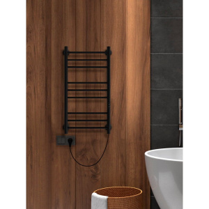 Полотенцесушитель электрический Indigo Line Trinity LСLTE70-30BRRt черный муар