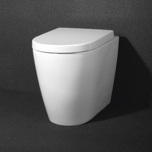 Унитаз приставной BelBagno Marino BB105CBR безободковый, крышка BB105SC с микролифтом