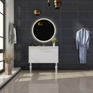 Тумба с раковиной Sanvit Эмми 3Д 90 белая