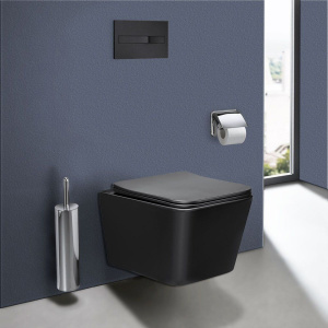 Купить Унитаз подвесной Vincea Q-Line VT1-12MB в Москве с доставкой Унитаз подвесной Vincea Q-Line VT1-12MB