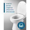 Унитаз-компакт напольный с бачком и сиденьем микролифт Santek Цезарь 1.WH30.2.415