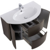 Тумба с раковиной Cezares Eden 91 grigio talpa opaco, раковина 50177