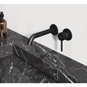 Смеситель для раковины Kludi Bozz 382443976 матовый черный