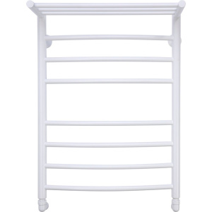 Полотенцесушитель водяной Comfysan Noumi W-8 80х50 белый матовый, с полкой