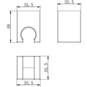 Купить Настенный держатель Акватек AQ2400CR хром в Москве с доставкой Настенный держатель Акватек AQ2400CR хром