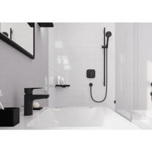 Шланговое подключение Hansgrohe FixFit E 27454670 черный