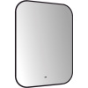 Зеркало Bauedge Black Rand 60х80, с подсветкой, сенсорное, черное