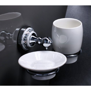 Стакан Fixsen Bogema FX-78506+08 с мыльницей