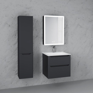 Шкаф-пенал Laparet Sinergia антрацит