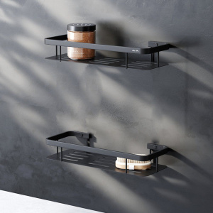 Полка AM.PM Sense L A7453222 черная, 2 шт.