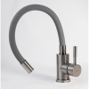 Смеситель для кухни ESKO Snake K44 G хром, серый с гибким изливом