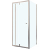 Душевой уголок RGW Passage PA-02+70 см (77-90)x70x185 профиль хром, стекло прозрачное