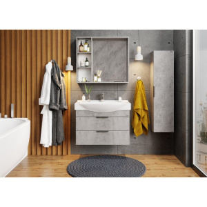 Мебель для ванной Onika Девис 80.13 бетон чикаго