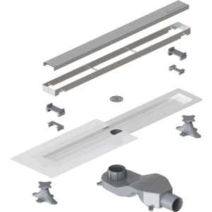 Душевой трап (лоток) Boheme Premium Linear 60 см, хром