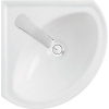Тумба с раковиной Style Line Эко Стандарт Веер 30, угловая, белая